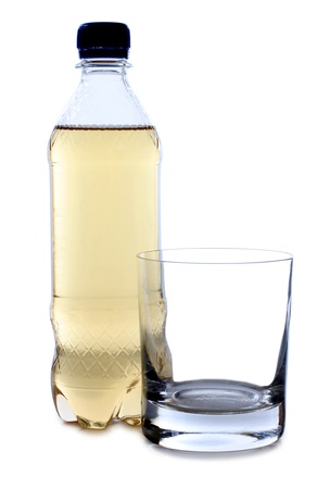 Color photo of glasses and bottles of cocktailの写真素材