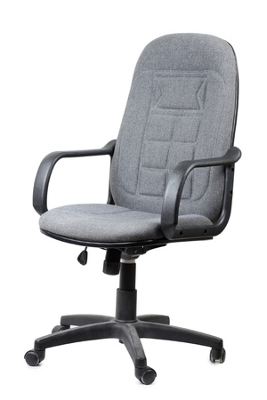 Color photo of a large office chairの写真素材