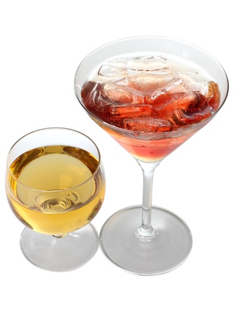 Color photograph of glasses of wineの写真素材