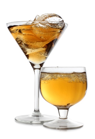 Color photograph of glasses of wineの写真素材