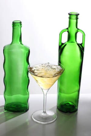 Color photograph of glasses of wineの写真素材