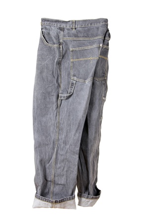 Color photo of workwear denimの写真素材