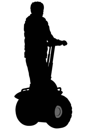 Silhouette athletes of skates on white backgroundのイラスト素材