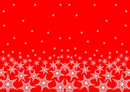 Christmas ornament of snowflakes. Decorative backgroundのイラスト素材