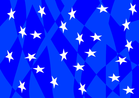 Christmas ornament of snowflakes. Decorative backgroundのイラスト素材