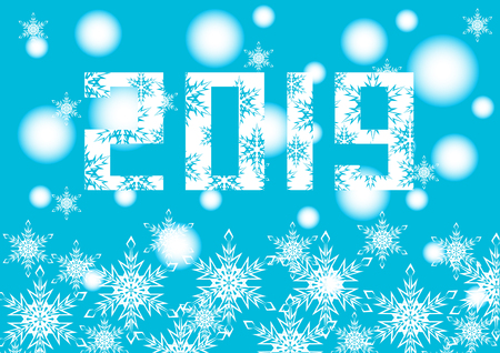Christmas ornament of snowflakes. Decorative backgroundのイラスト素材