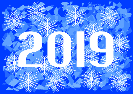 Christmas ornament of snowflakes. Decorative backgroundのイラスト素材