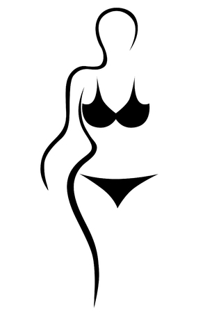 Logo on white backgroundのイラスト素材