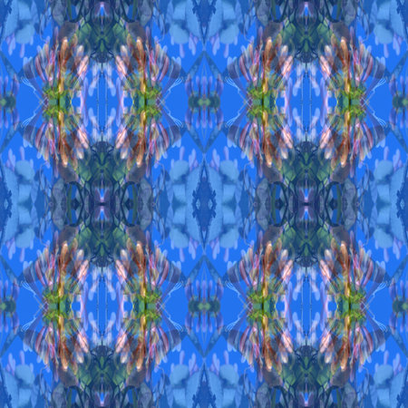 Seamless abstract pattern of multi-colored spots and lines. Design for wallpaper, tiles and fabrics