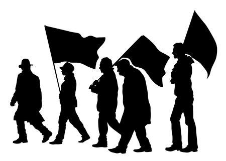 People with a photo camera on white backgroundのイラスト素材