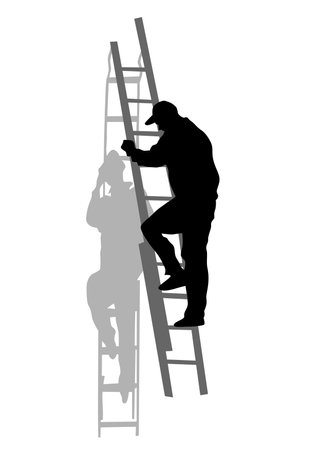 Work cars for cargo industry. Silhouettes on white backgroundのイラスト素材