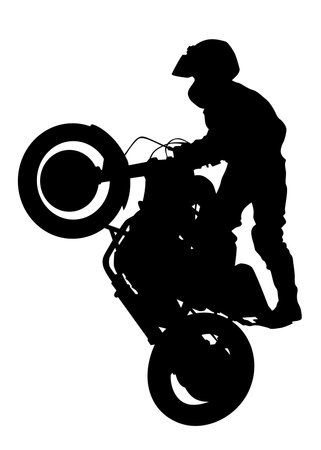 Sport big bike on white backgroundのイラスト素材