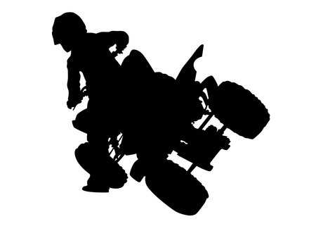 Sport big bike on white backgroundのイラスト素材