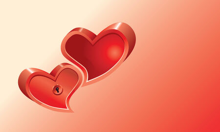 Hearts Background.  Vector EPS10 Illustrationのイラスト素材