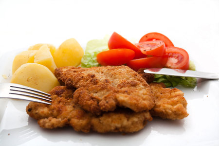 Pork Chop - Dinnerの写真素材