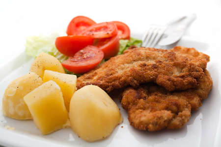 Pork Chop - Dinnerの写真素材
