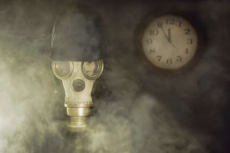 The threat against atmospheric pollutionの写真素材