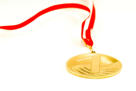 Medal on the white backgroundの写真素材
