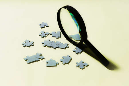 Puzzle solution conceptの写真素材