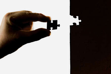 Puzzle solution conceptの写真素材