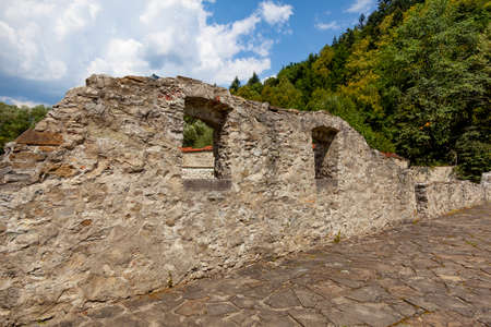 Red Monastery - monastery complex in Slovakia in the village of Red Monastery on the Dunajecの写真素材