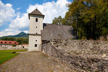 Red Monastery - monastery complex in Slovakia in the village of Red Monastery on the Dunajecの写真素材