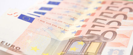 Background made of EURO money, a lot of Euro bills