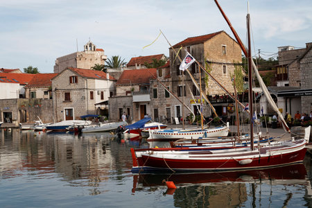 Vrboska on Hvar Island, Croatia