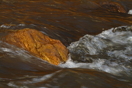 The Shkumbin also commonly Shkembi River in Albaniaの写真素材