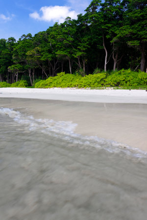 Beach number 7 on Havelock, Andaman islandsの写真素材