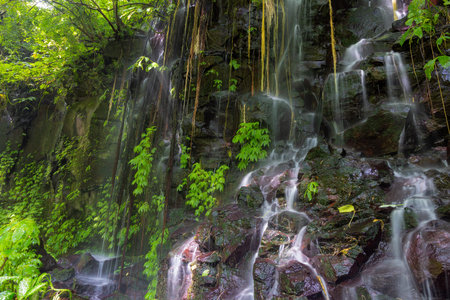 Waterfall in deep forest at Phu Soi Dao National Park, Thailand