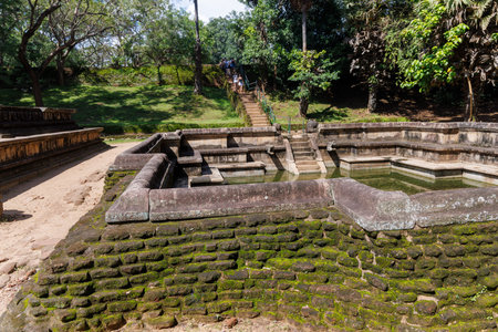 Ancient Ruins of Polonnaruwa, Sri Lanka â Historic Stone Buildings of the Medieval Capitalのeditorial素材