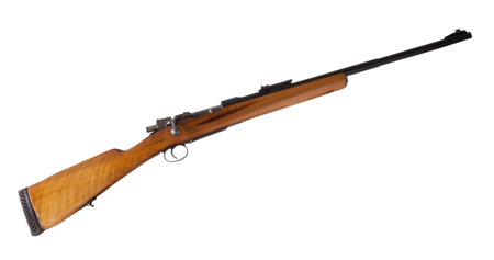 Old bolt action rifle that was used in World War II