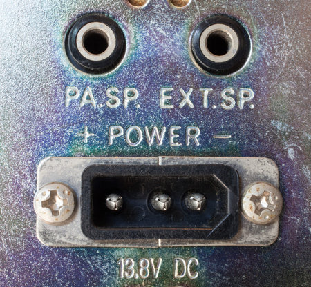 Plug for running power into a two way CB radio