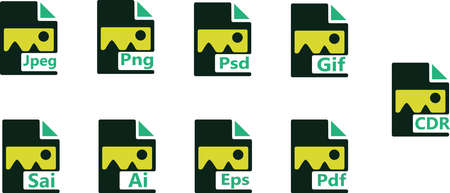 Icons picturesのイラスト素材