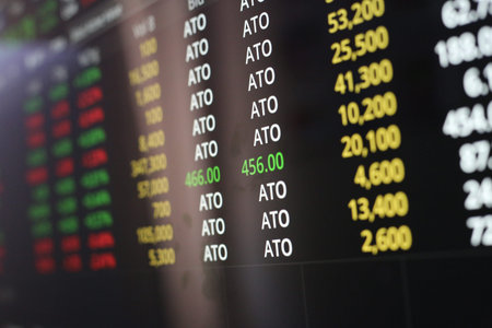 Thailand Stock Exchange, Streaming Trade Screen.