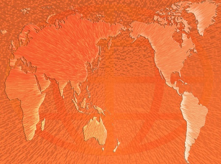 Map of the worldの写真素材