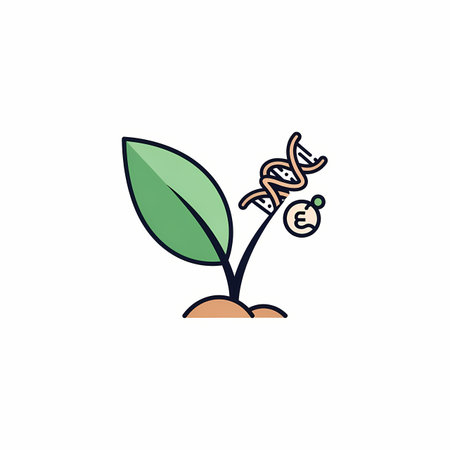 Growth icon. Flat color design. Vector illustration on white background.のイラスト素材