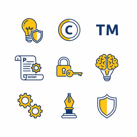 Set of flat line icons. Icons for business, finance and technology.のイラスト素材