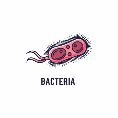 Bacteria icon. Bacteria, microorganism, microorganism. Vector illustrationのイラスト素材