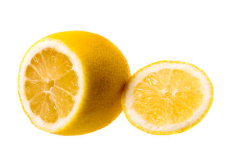 Lemon On White Backgroundの写真素材