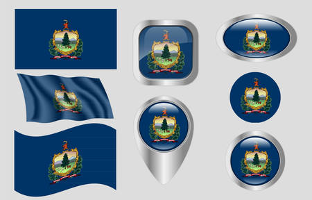 Flag of Vermontのイラスト素材