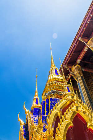 Grand Palace or Wat Phra Kaeo is amazing temple in Thailandのeditorial素材