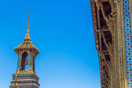 Grand Palace or Wat Phra Kaeo is amazing temple in Thailandのeditorial素材
