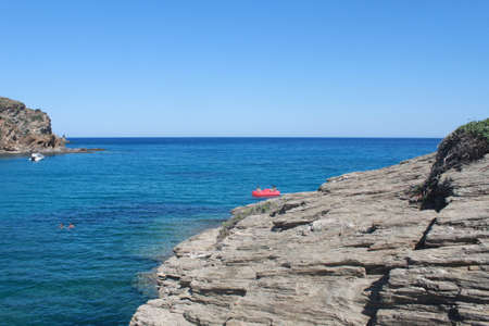 A beautiful beach near Agioi Apostoloi Eviaのeditorial素材