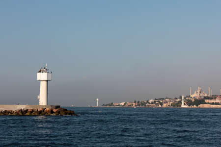 Istanbul view from Anatolian side to European side の写真素材