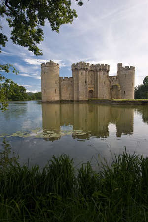 Bodiam Castle and moatのeditorial素材
