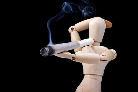 Smoking marijuanaの写真素材