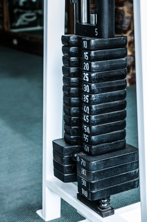 Steel with weight gain の写真素材