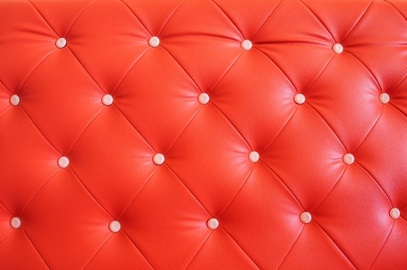 Orange Leather Upholstery Backgroundの写真素材